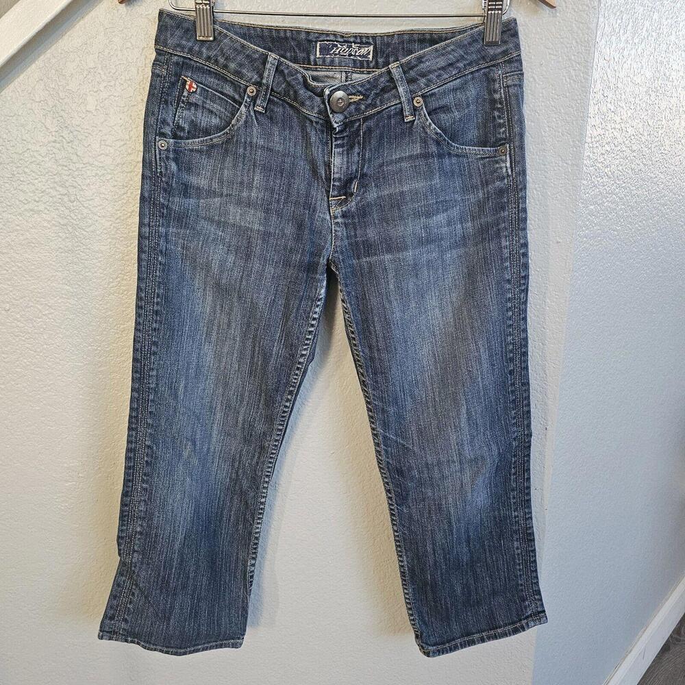 Hudson Crop Flap Pocket Jeans W419DKS Women's Size 27